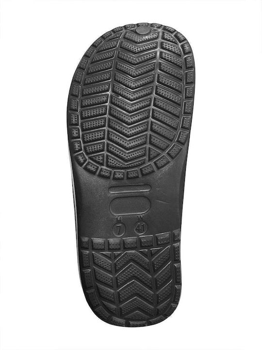 Ustyle Herren Clogs Schwarz