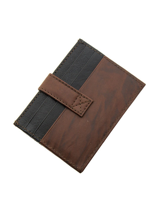 Kappa Men's Leather Card Wallet Brown