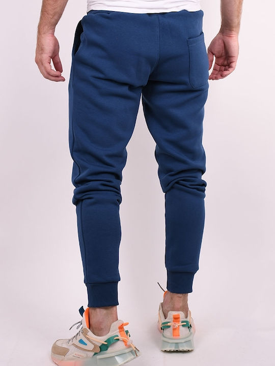 Clever Men's Sweatpants with Rubber Blue