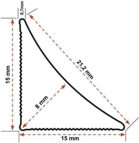 Finetto Profile Αρμοκάλυπτρο Aluminum 400cm
