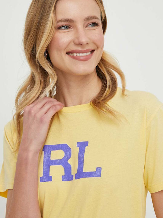 Ralph Lauren Women's Athletic T-shirt Yellow