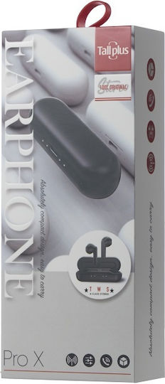 Pro X Earbud Bluetooth хендсфри Слушалки с Кутийка за Зареждане Черен
