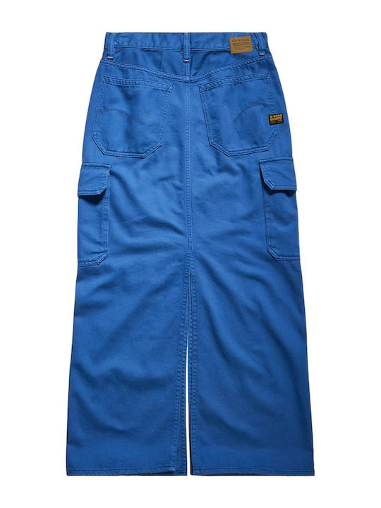 Viktoria Maxi Skirt Blue