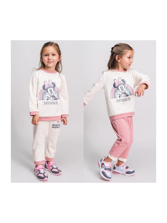 Cerda Pijamale Copii Iarna Bej Minnie Mouse