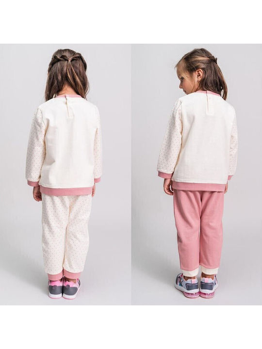 Cerda Pijamale Copii Iarna Bej Minnie Mouse