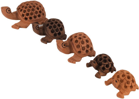 AristonLab Decorative Turtle made of Wood 6.5cm 1pcs