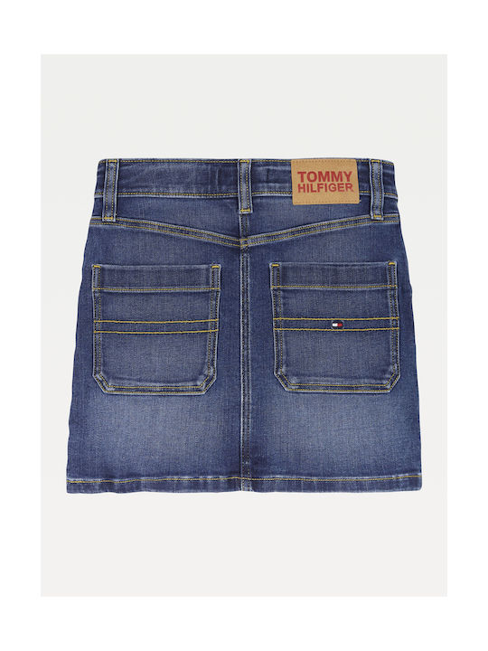 Tommy Hilfiger Kinder Jeansrock Blau