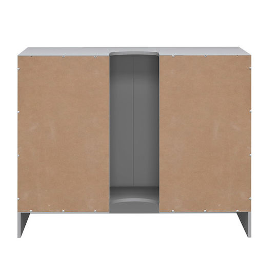 Bakaji Πάγκος χωρίς Νιπτήρα Μ66xΒ37xΥ56cm Γκρι