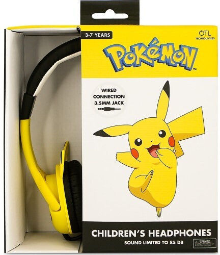 OTL Pikacku Rubber Wired On Ear Headphones Yelow