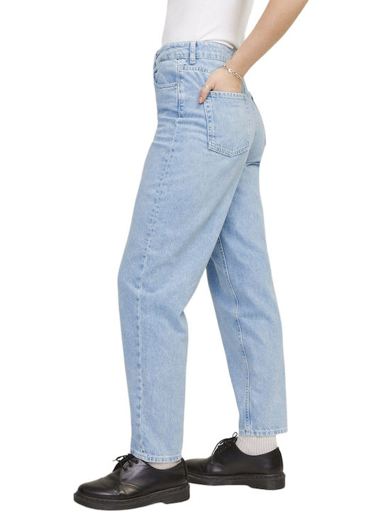 W Lisbon Γυναικείο Jean Παντελόνι σε Mom Εφαρμογή Lht Blue