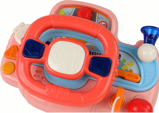 Lean Toys Steering Wheel Interactive with Sounds for 18++ Months