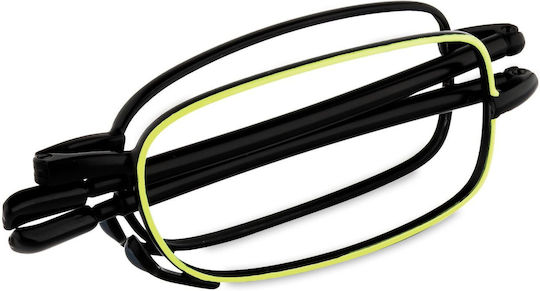 Perspectiv Damen Lesebrille +1.00 in Gelb Farbe COMPACT+1.00