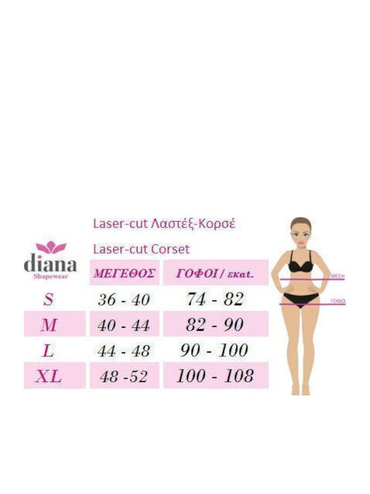 Diana Slip Σύσφιξης και Ανόρθωσης Χωρίς Ραφές Μαύρο