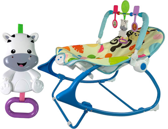 Lean Toys Zebra Ηλεκτρικό Relax Μωρού Πολύχρωμο