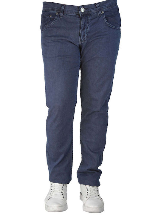 Lightweight Jeans Semi-Slim Fit Blue Medium Crotch 106-65-03