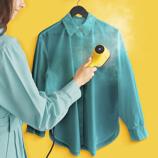 Tefal Pure Pop Garment Steamer Hand 1300W with Tank 70ml Yellow