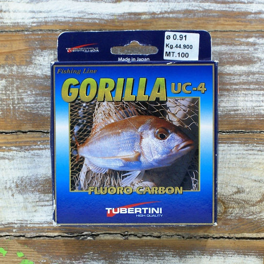 Tubertini Uc-4 Fluorocarbon Fishing Line Transparent 100m / 0.14mm