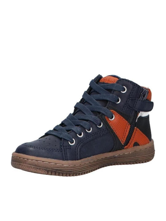 Lowell Παιδικά Sneakers High Μπλε