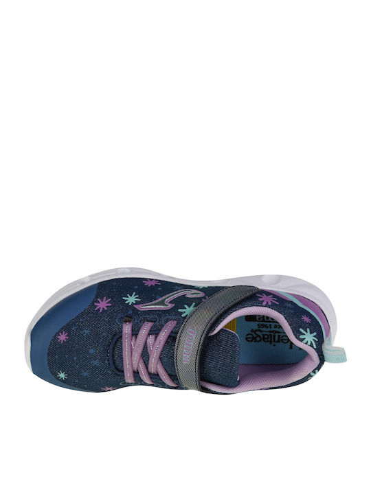 Space Jr Kids Sneakers with Scratch Navy Blue