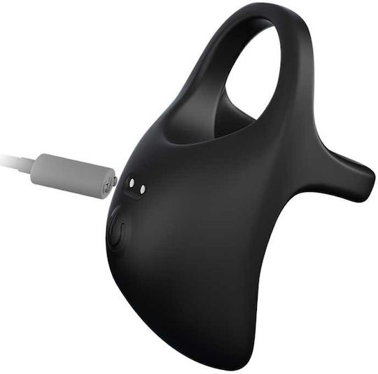 Dream Toys Vibrating Cock Δονητής Δακτύλου Μαύρος