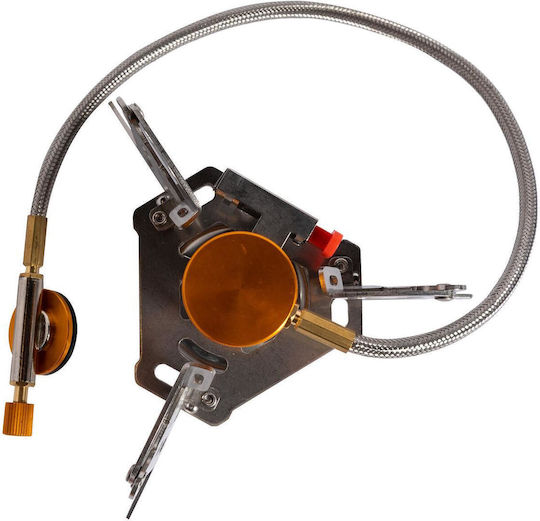 Camping Stove Little Farmer Foldable 3200 W One Burner Piezo-electric Ignition 150x85 Mm Arzător cu gaz pentru butelie 500gr