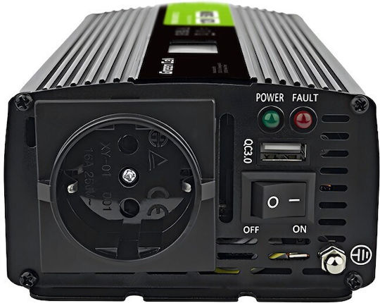 Green Cell Invertor Auto Unda sinusoidală pură pentru 12V DC