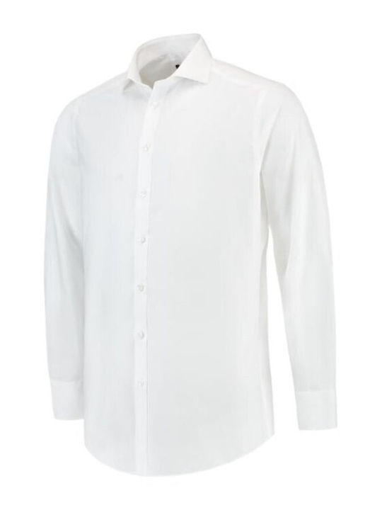 Malfini Men's Shirt Long Sleeve White