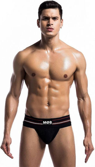 MOB Erotic Wear Мъжки секси джокстрап Черен