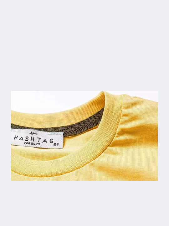 Kids' Set with Shorts Summer 2pcs Yellow