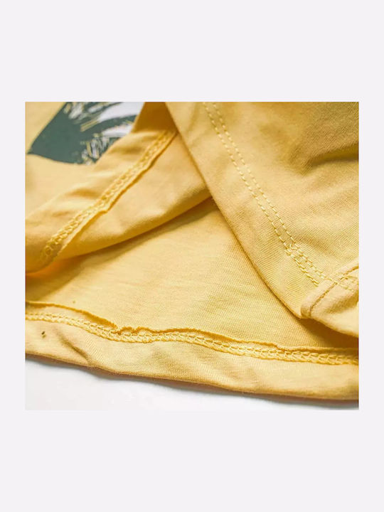 Kids' Set with Shorts Summer 2pcs Yellow