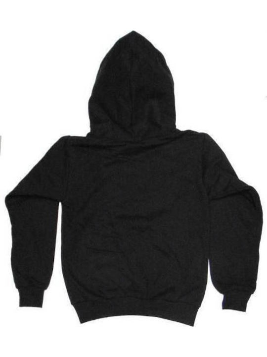 Hanorac Copii cu Glugă și Buzunare Black Classic