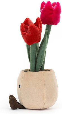 Jellycat Jucărie de Pluș Tulip Pot