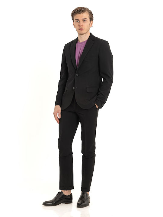 Vittorio Artist Paolo Men's Suit Black