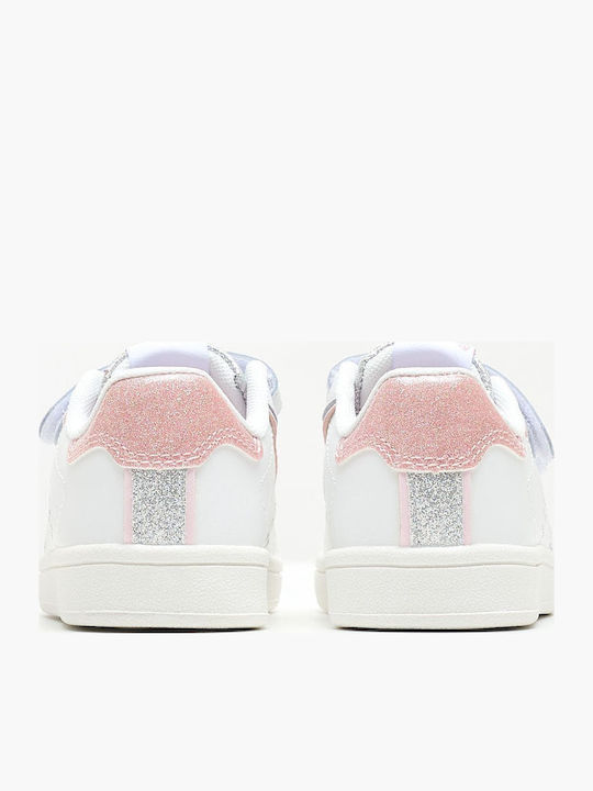 Player Παιδικά Sneakers με Σκρατς Λευκά