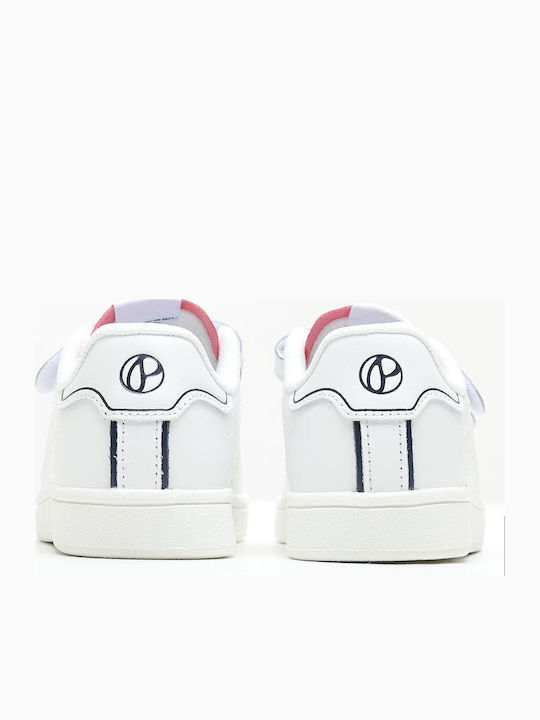 Player Basic Kinder Sneakers mit Klettverschluss Weiß