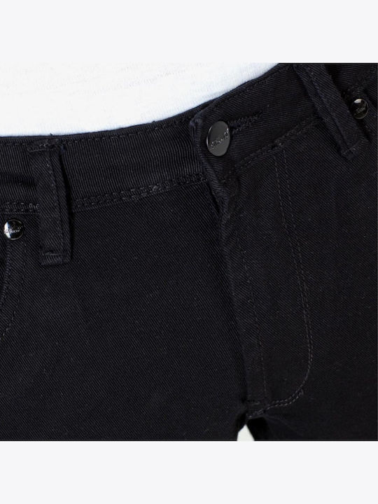 Pantalon De Blugi Pentru Bărbați Cu Fit Slim Negru