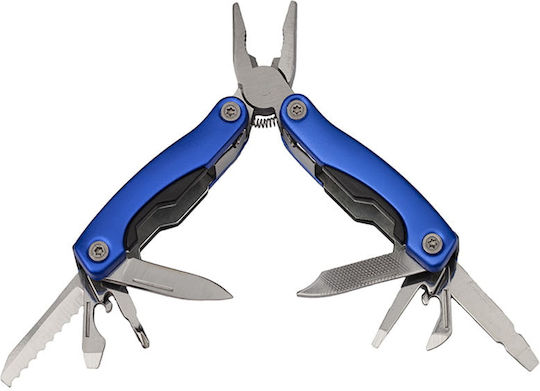 Survival Schweizer Taschenmesser Überleben Blau in Hülle