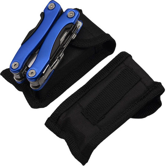 Survival Schweizer Taschenmesser Überleben Blau in Hülle