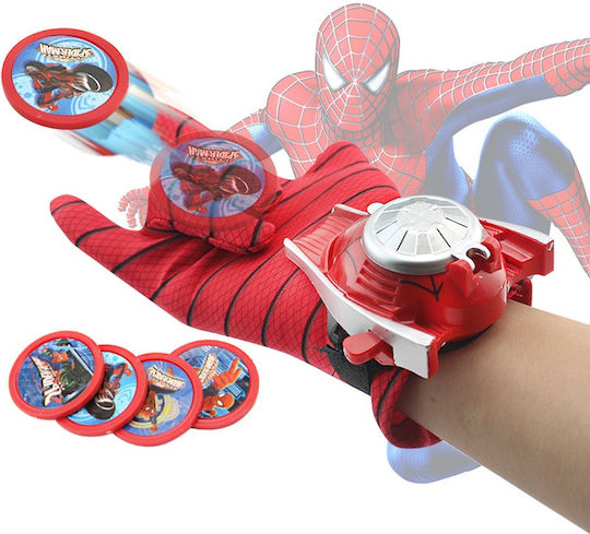 Γάντι Spiderman με Δίσκους Κόκκινο