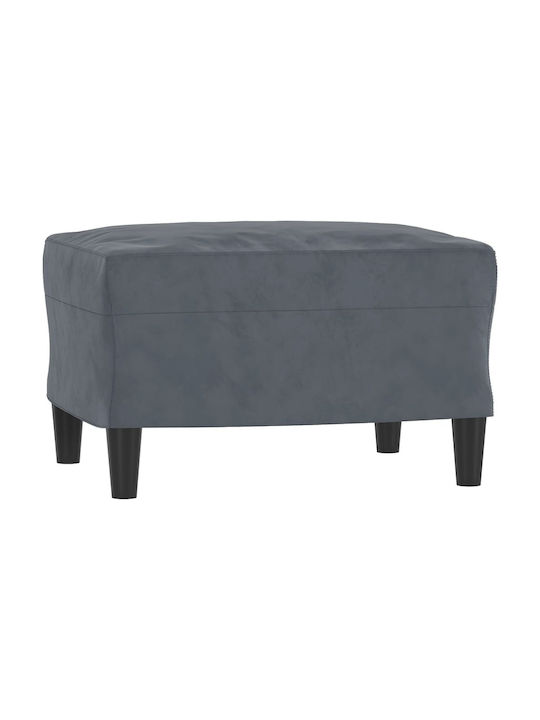 Canapea Cu Trei Locuri Pat Catifea Gri 198x77x80cm