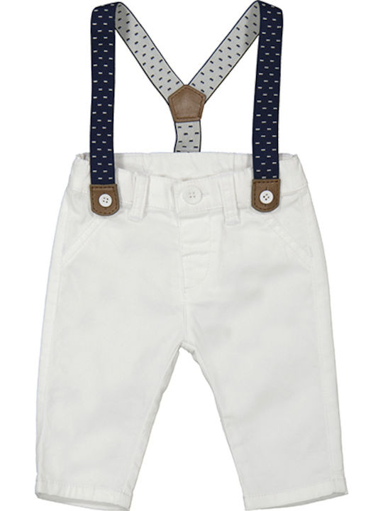 Kids' Fabric Pants white