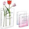 Βάζο Γυάλινο Plexiglass Ροζ 20x20xΥ16cm Βάζο Γυάλινο Plexiglass Ροζ 20x20xΥ16cm