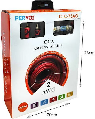 PerVoi Set Car Audio Cables