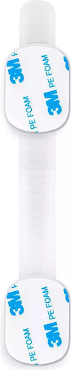 Ricokids Cabinet & Drawer Lock made of Plastic in White Color 3.4x19cm 6pcs