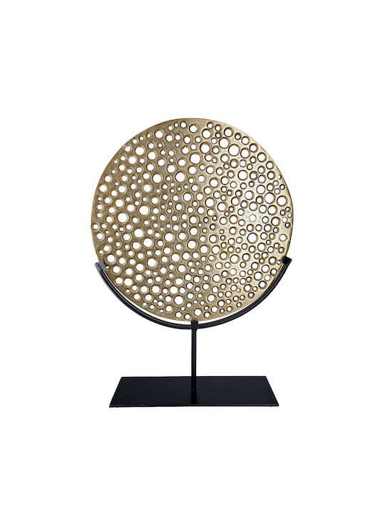 ArteLibre Aluminum Abstract Table Decor 9x31x42cm