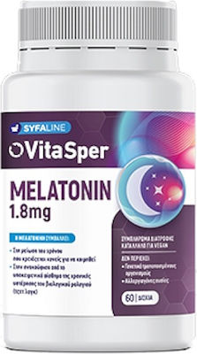 Vitasper Melatonin Ergänzungsmittel für den Schlaf 60 Mützen