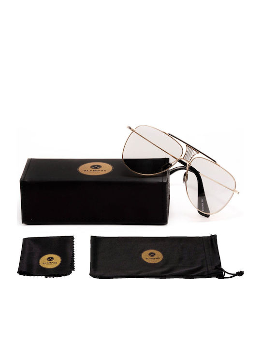 Olympus Sunglasses Ouranos Γυαλιά Ηλίου Χρυσά με Μεταλλικό Σκελετό Olympus Sunglasses Ouranos Γυαλιά Ηλίου Χρυσά με Μεταλλικό Σκελετό