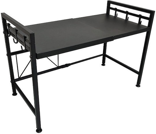 Shally Dogan Metallische Basis für Mikrowelle 60x32x43,5 cm Schwarze