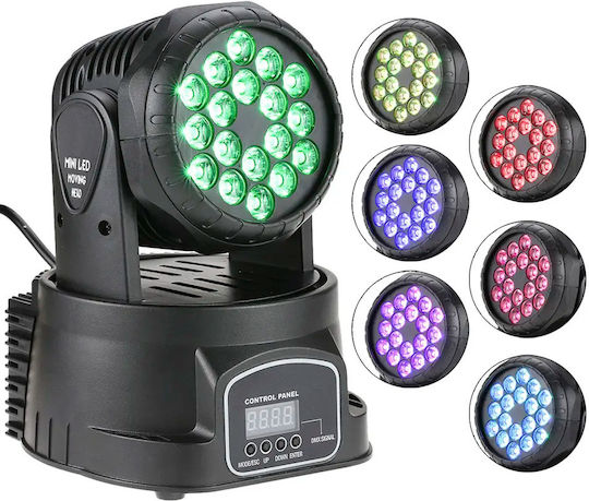 Party Διακοσμητικό Φωτιστικό LED RGB 24x18εκ.