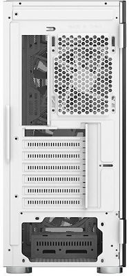 Montech X3 Mesh Gaming Midi Tower Computer Case with Window Panel and RGB Lighting White